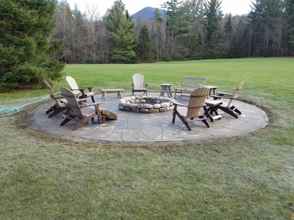 Rowe's Landscaping Firepit Wilmington NY